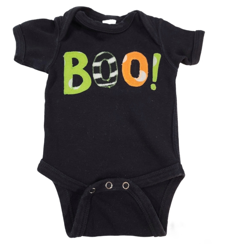Creations by Grace BOO Halloween newborn onsie